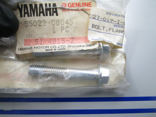*NEW OEM* (LOT OF 2) 0810 Yamaha Flange Bolt Screw 95023-08045