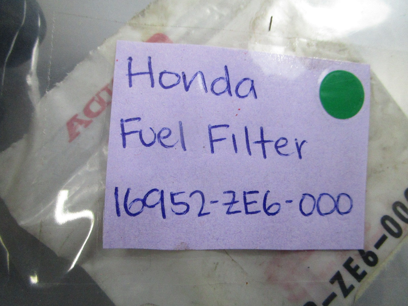 NEW OEM 16952-ZE6-000 Honda Fuel Filter 0810