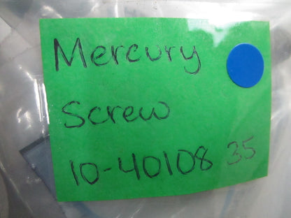 *NEW OEM* 0810 Mercury Quicksilver Screw 10-40108 35