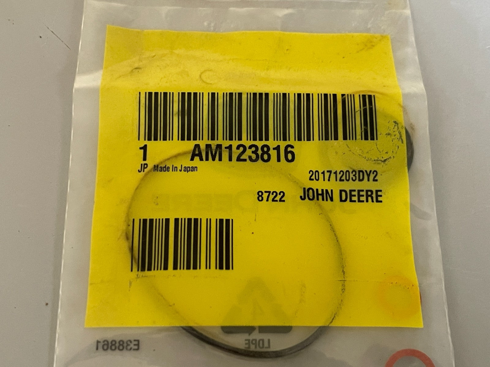 John Deere AM123816 NEW OEM Carburetor Gasket Kit LX172 LX176 Lawn Tractor 0720