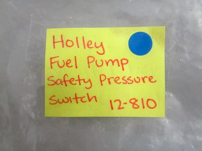 NEW OEM 12-810 Holley Fuel Pump Safety Pressure Switch 0820