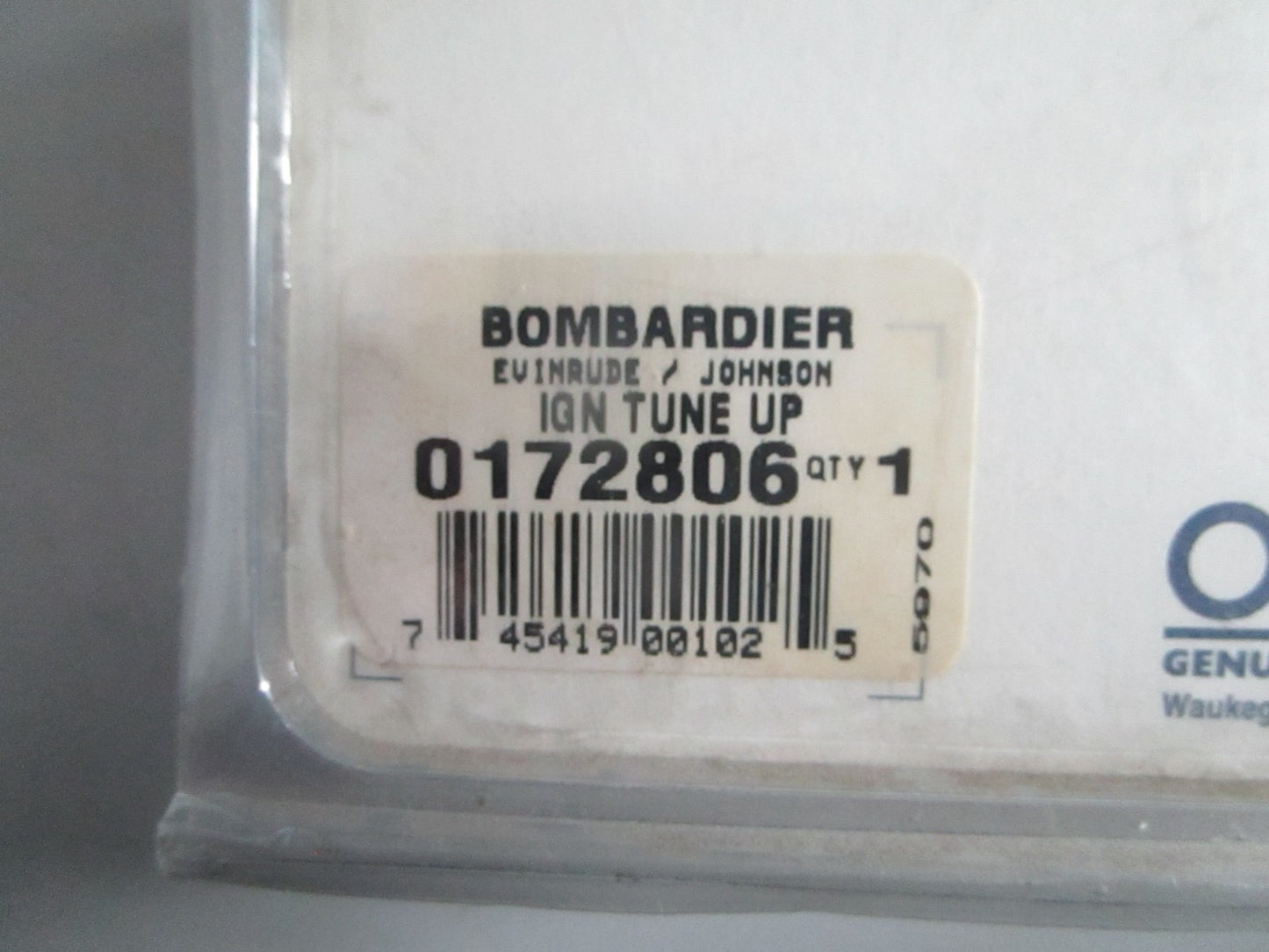 NEW OEM 172806 0172806 OMC Johnson Evinrude Tune-Up Kit 0820
