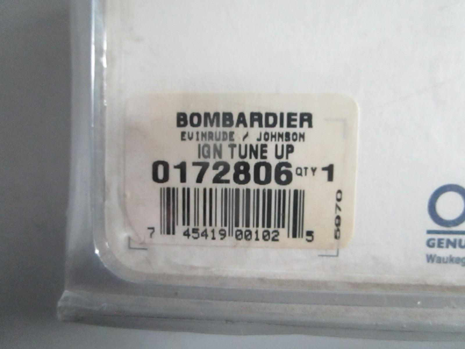 NEW OEM 172806 0172806 OMC Johnson Evinrude Tune-Up Kit 0820