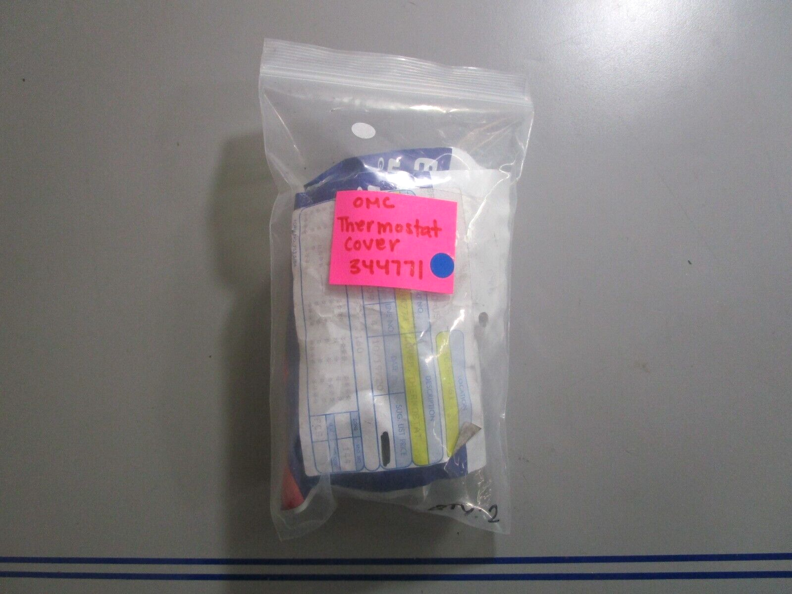 *NEW OEM* 0810 OMC Johnson Evinrude Thermostat Cover 344771 0344771