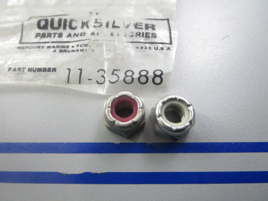 *NEW OEM* (LOT OF 2) 0810 Mercury Quicksilver Nut 11-35888