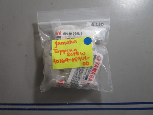 *NEW OEM* (LOT OF 10) 0810 Yamaha Tapping Screw 90169-059U1-00