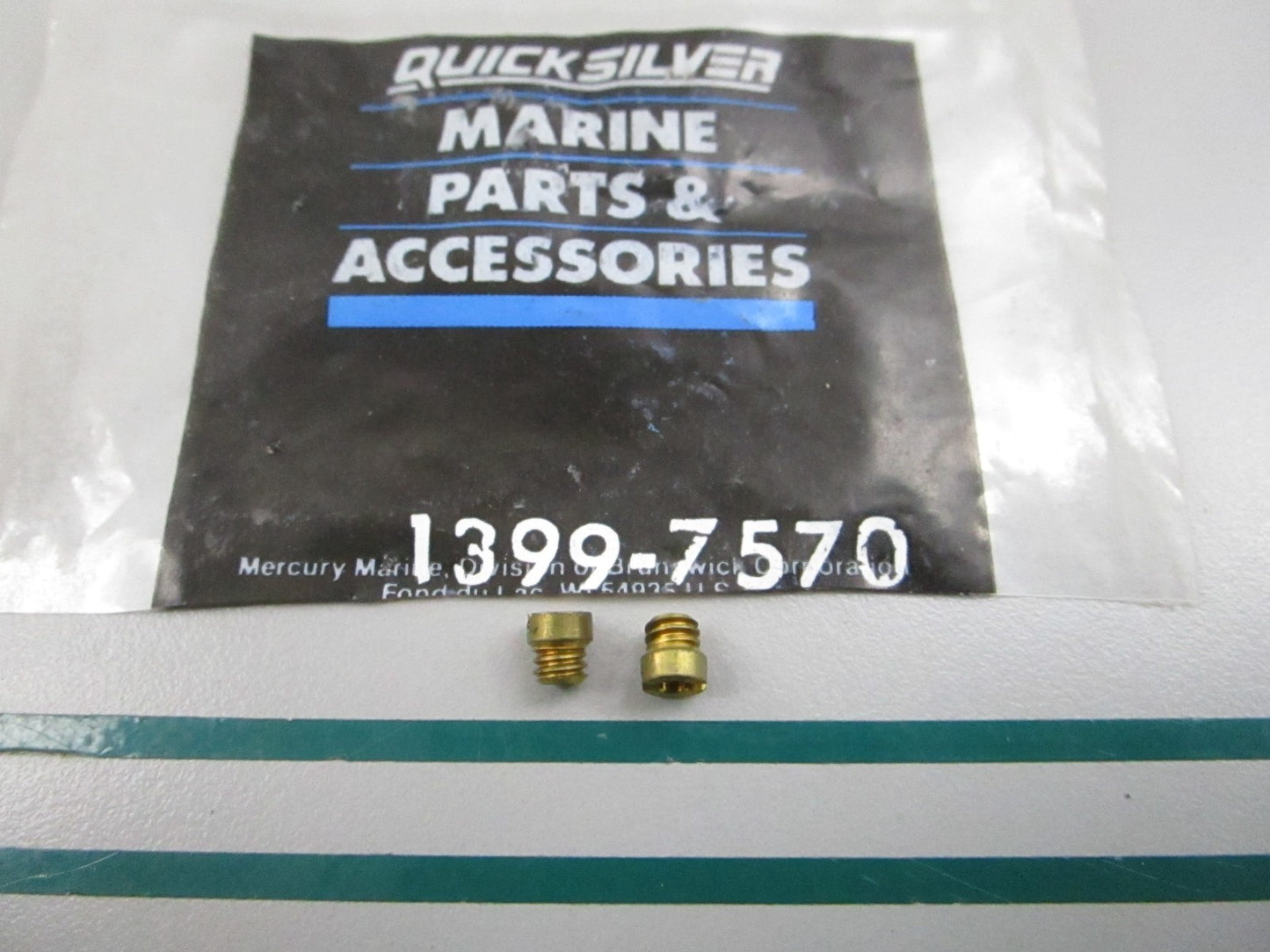 NEW OEM (LOT OF 2) 1399-7570 Mercury Quicksilver .040 Main Jet 0810