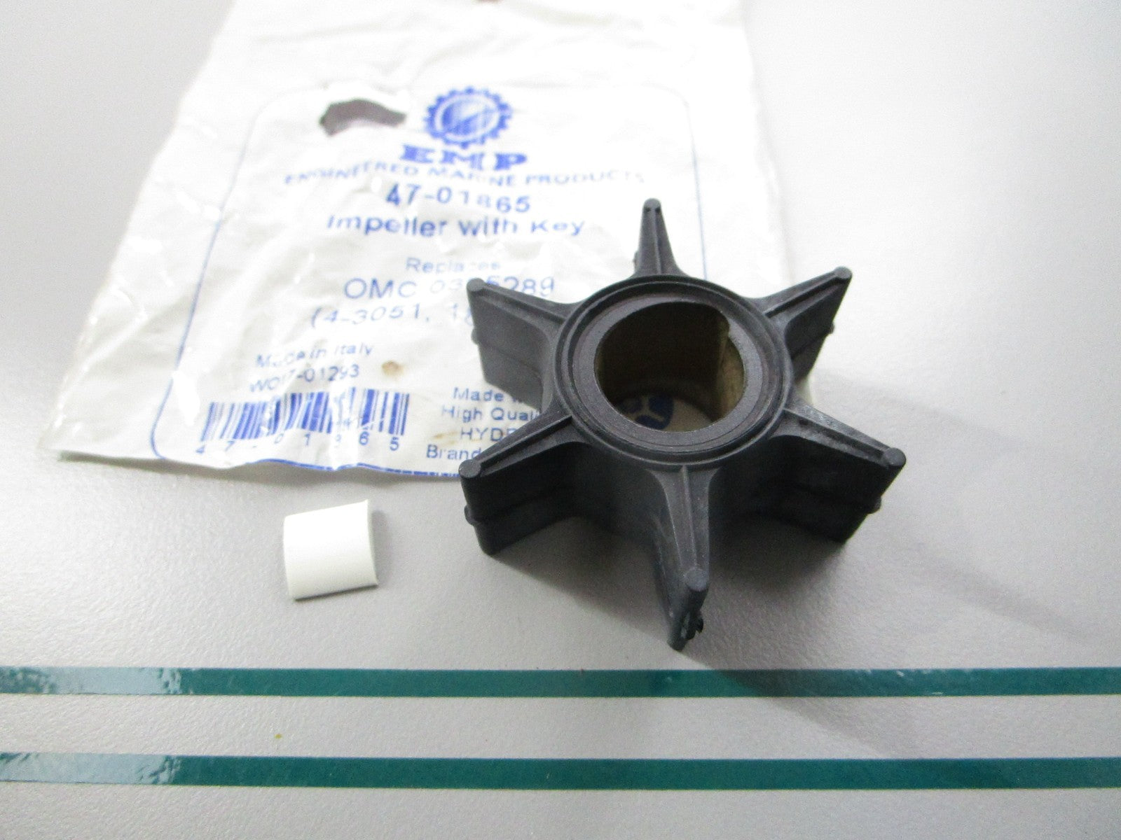 NEW 47-01865 Replaces: 395289 EMP Impeller w/ Key 0810