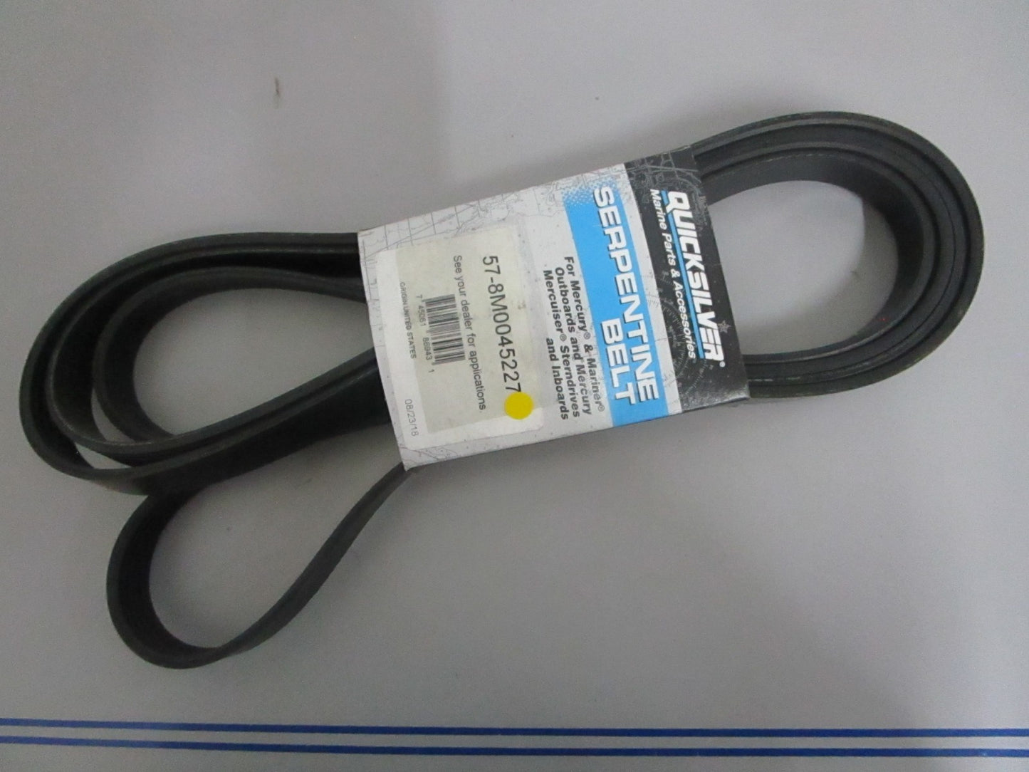 *NEW OEM* 0820 Mercury Quicksilver Serpentine Belt 57-8M0045227