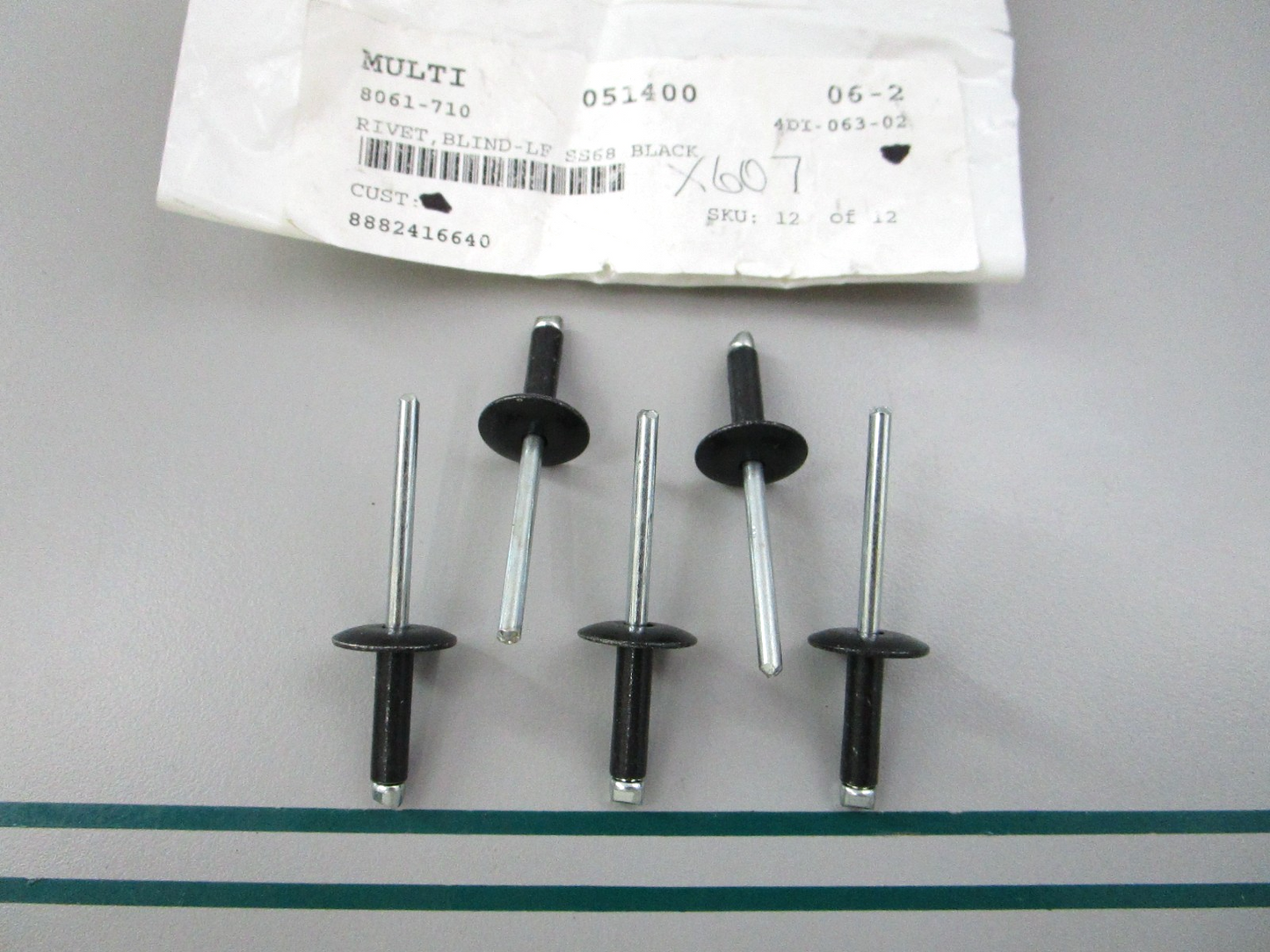 NEW OEM (LOT OF 5) 8061-710 Arctic Cat Rivet 0810