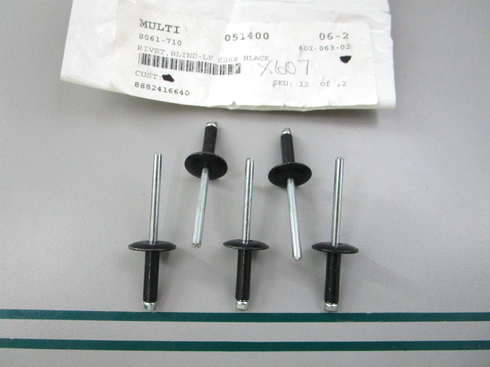NEW OEM (LOT OF 5) 8061-710 Arctic Cat Rivet 0810