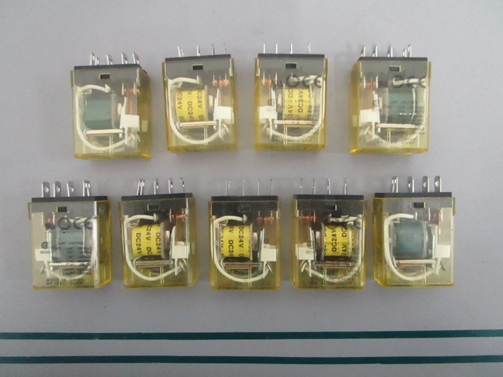 NEW OEM (LOT OF 9) RH1B-UL IDEC 24V Relay 0820