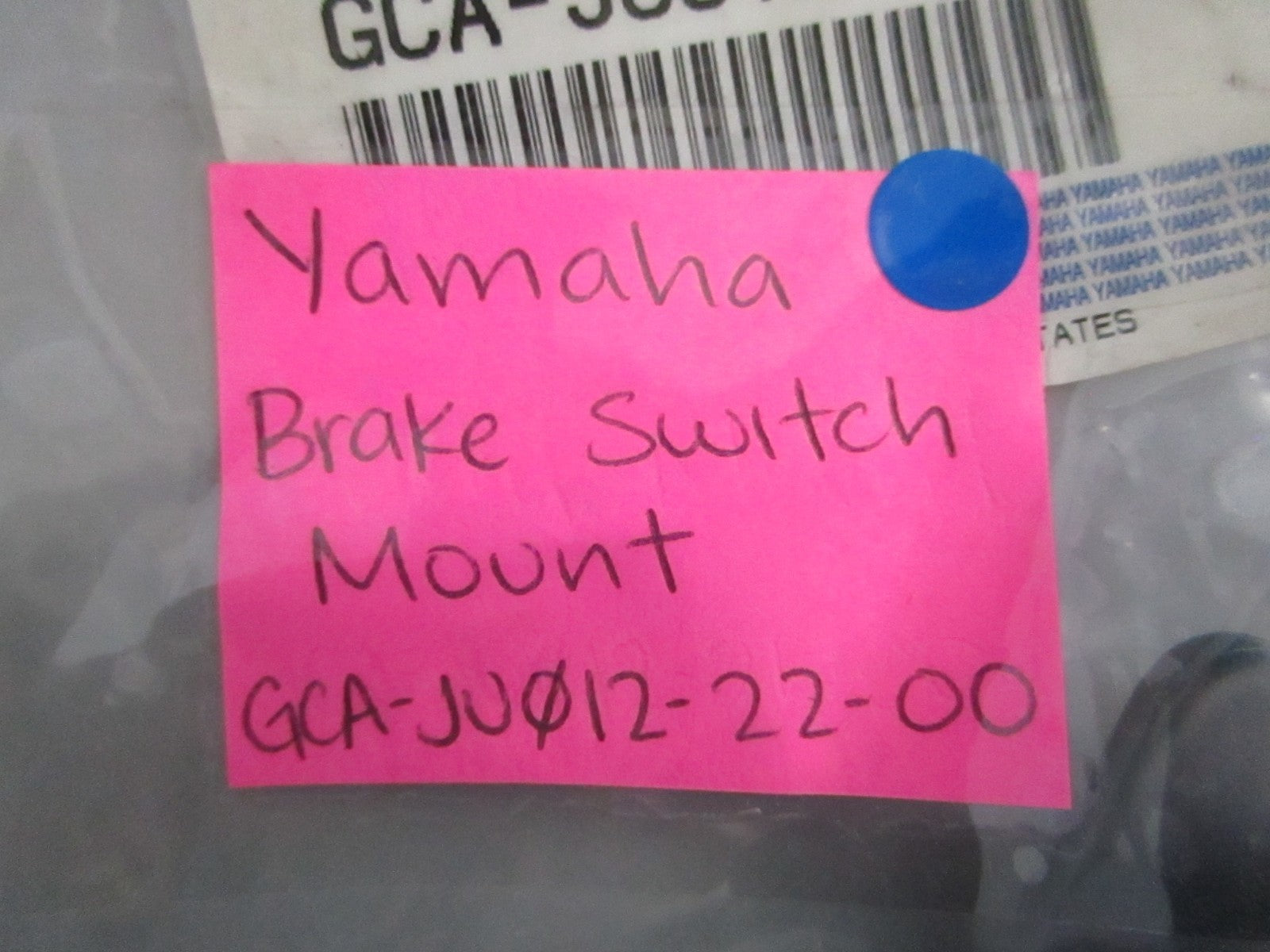 NEW OEM GCA-JU012-22-00 Yamaha Brake Switch Mount 0820