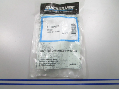 *NEW OEM* 0810 Mercury Quicksilver Screw 10-90126