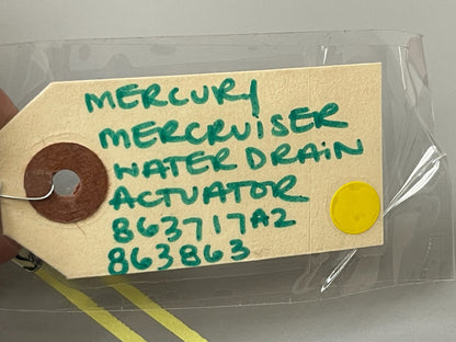 *NEW OEM* 0720 Mercury Mercruiser Water Drain Actuator 863717A2 863863