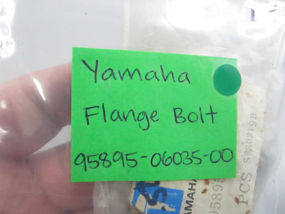NEW OEM (LOT OF 5) 95895-06035-00 Yamaha Flange Bolt 0810