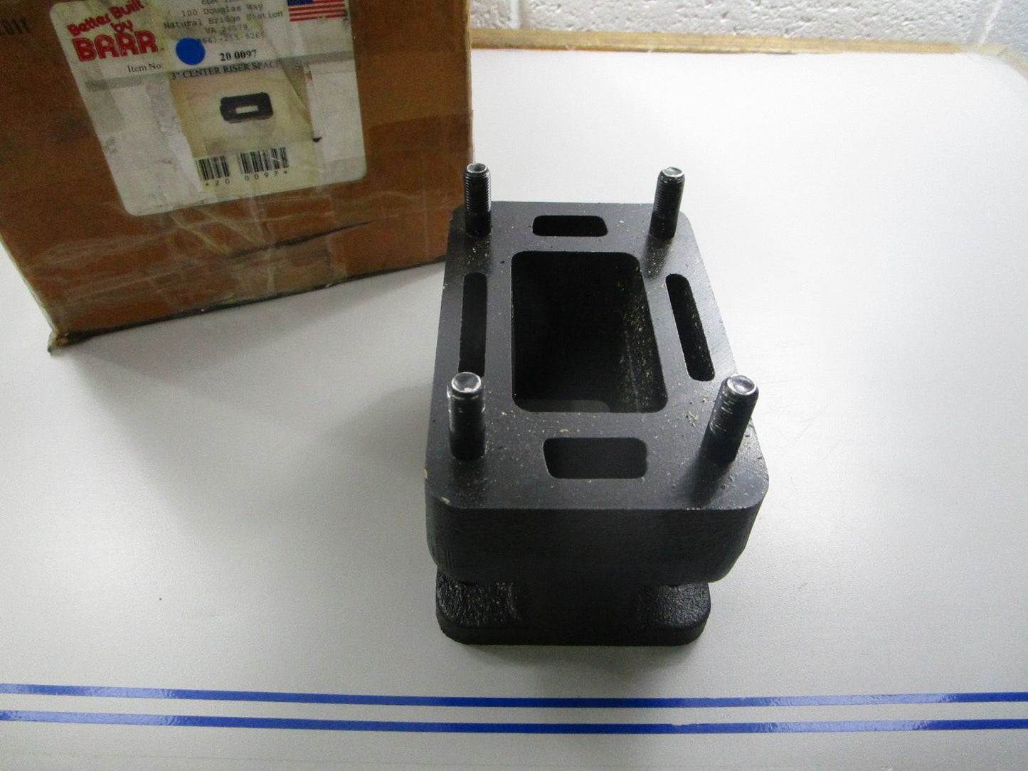 *NEW* 0720 BARR 3" Center Riser Spacer 20-0097