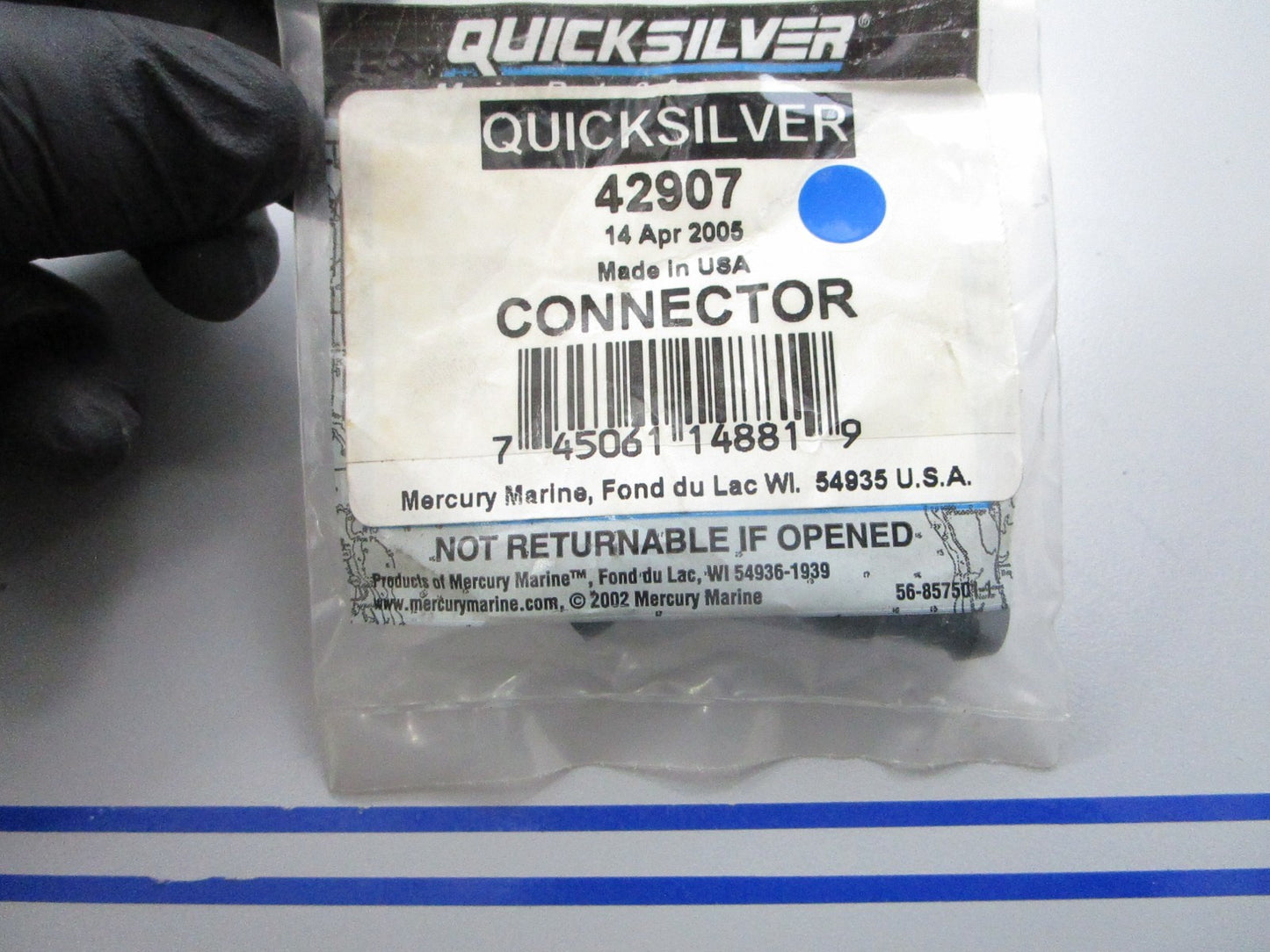 *NEW OEM* 0810 Mercury Quicksilver Connector 42907