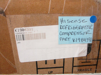 *NEW OEM* 0720 Hisense Refrigerator Compressor Parts Kit K1984391