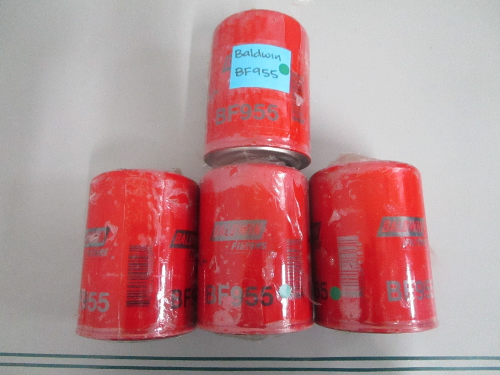 Baldwin BF955 Fuel Storage Tank Spin-On Filter Replacement LOT OF 4 NOS NEW 0820
