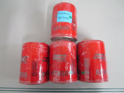 Baldwin BF955 Fuel Storage Tank Spin-On Filter Replacement LOT OF 4 NOS NEW 0820