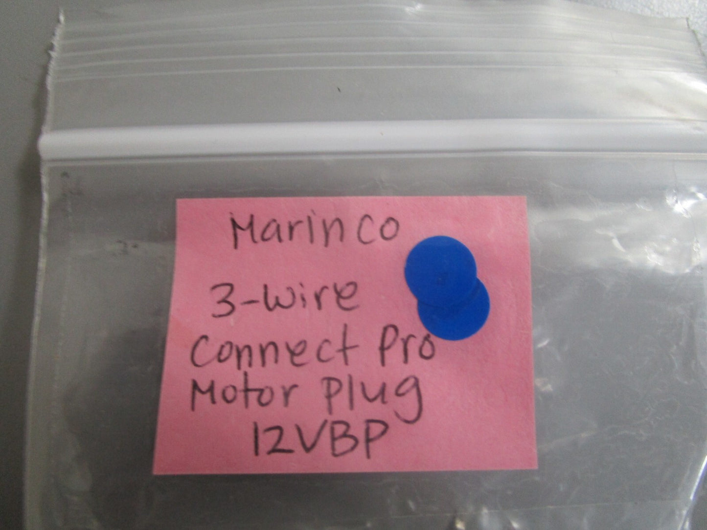 *NEW OEM* 0810 Marinco 3-Wire Connect Pro Motor Plug 12VBP