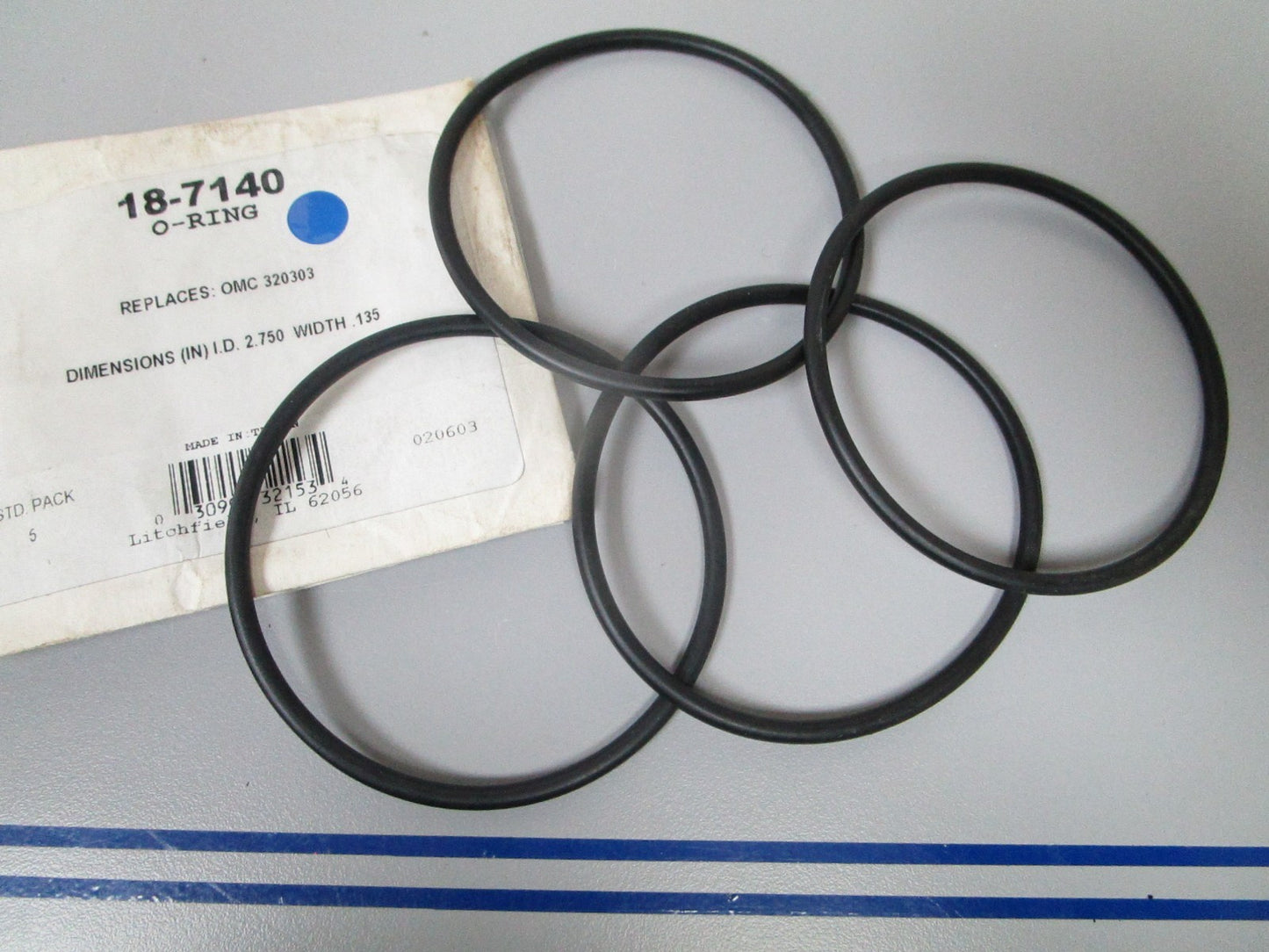 NEW (LOT OF 4) 18-7140 Replaces: OMC 320303 Sierra O-Ring 0810