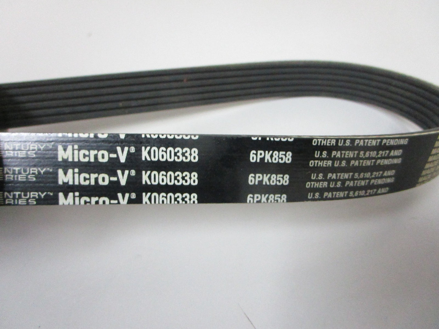 NEW K060338 Gates Micro-V 13/16" x 34 ⅜" Serpentine Belt 0720