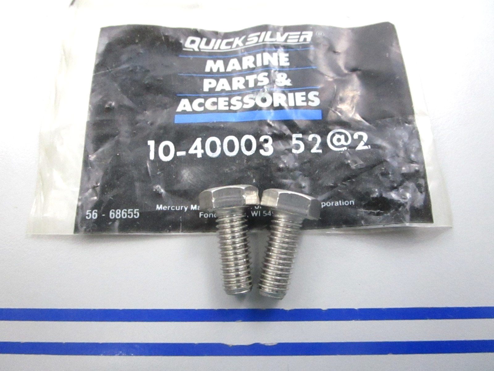 NEW OEM (LOT OF 2) 10-4000352 Mercury Quicksilver Screw 0810