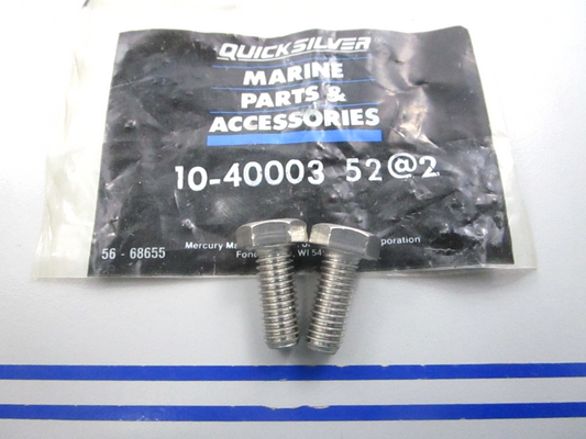 NEW OEM (LOT OF 2) 10-4000352 Mercury Quicksilver Screw 0810