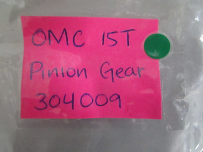 OMC NEW OEM Pinion Gear 304009 Johnson Evinrude 5.5HP 7.5HP Lower Unit 0820