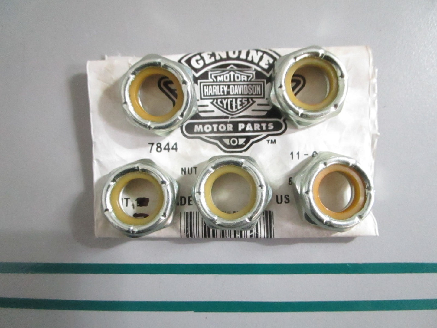 NEW OEM (LOT OF 5) 7844 Harley-Davidson Nut 0820