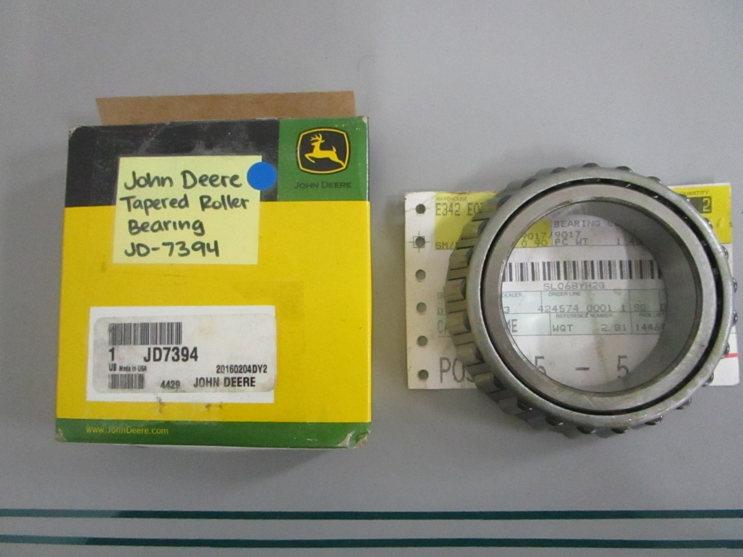 NEW OEM JD-7394 John Deere Tapered Roller Bearing 0820