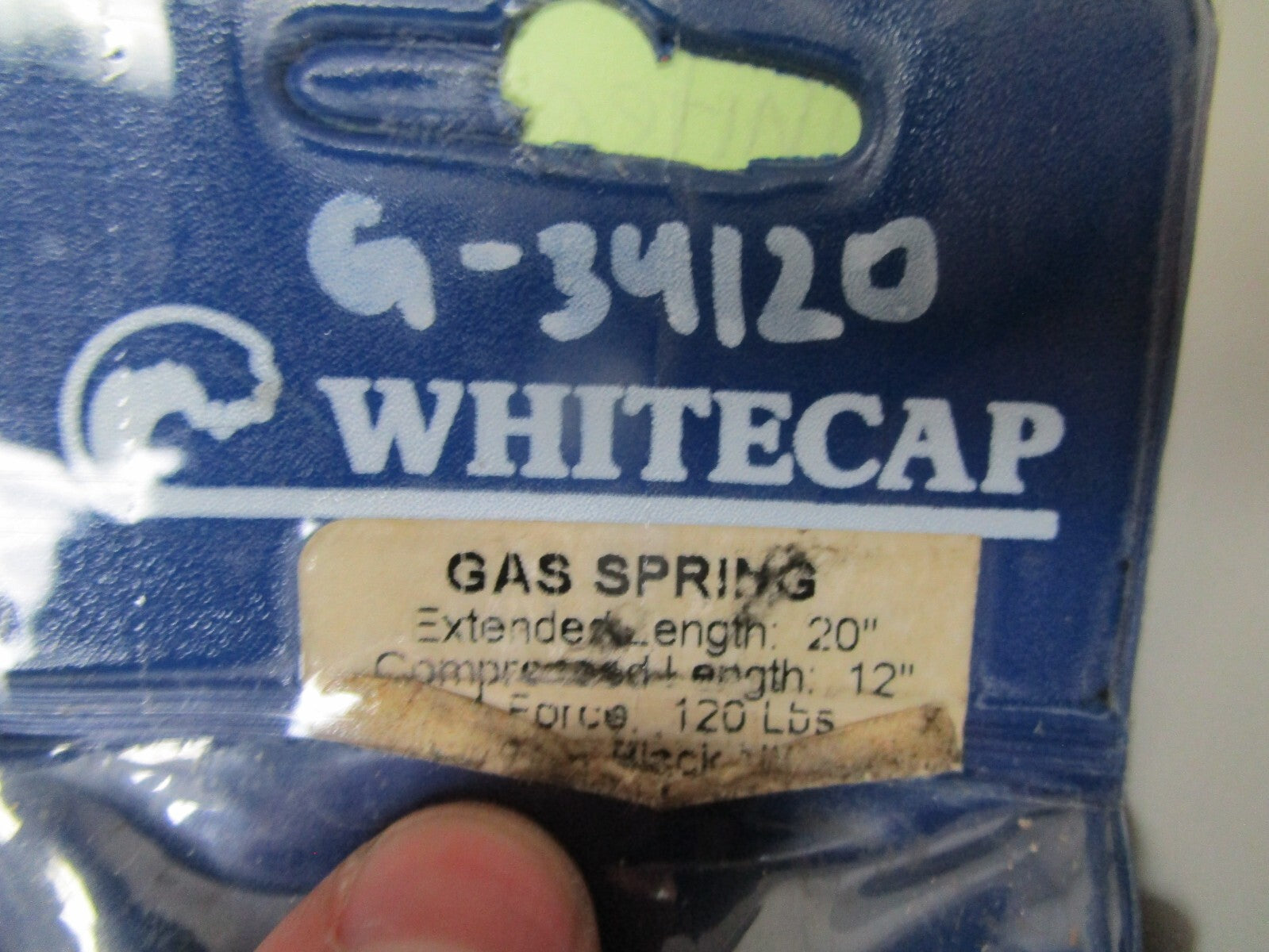 *NEW* 0720 Whitecap 12" - 20" Gas Spring G-34120
