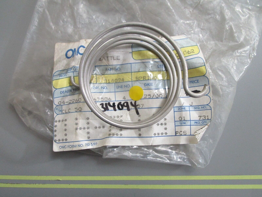*NEW OEM* 0810 OMC Johnson Evinrude Spring 314074 0314074