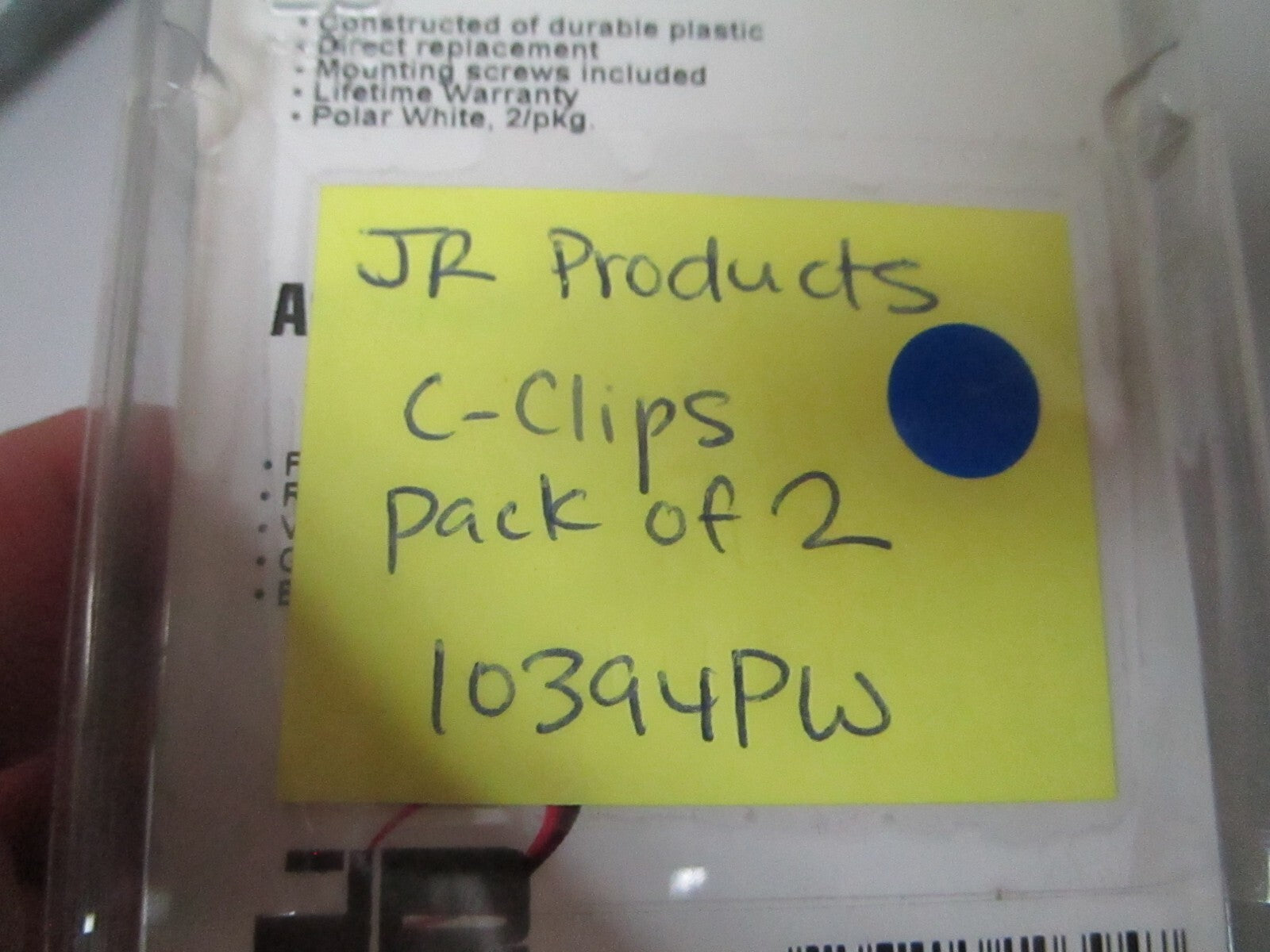 *NEW* 0810 JR Products C-Clips 2 Pack 10394PW