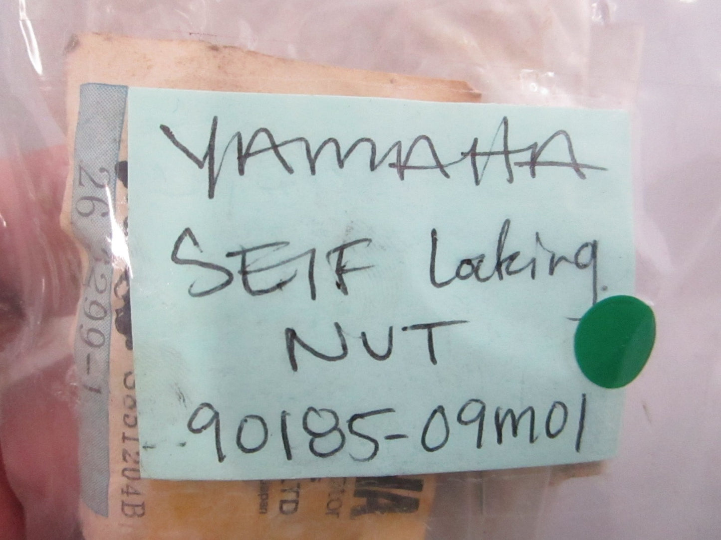 NEW OEM (LOT OF 2) 90185-09M01 Yamaha Self Locking Nut 0810