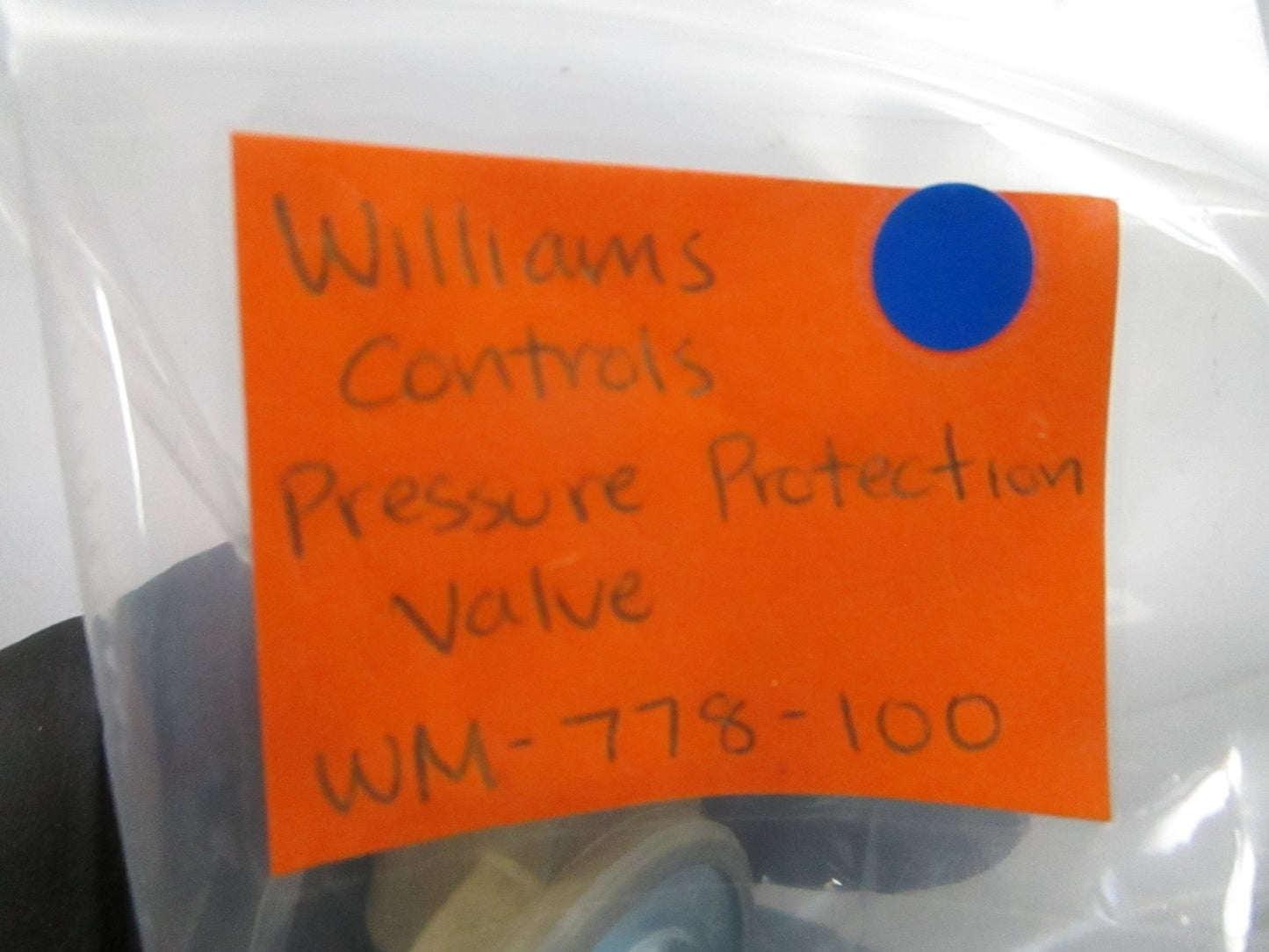 *NEW* 0810 Williams Control Pressure Protection Valve WM-778-100
