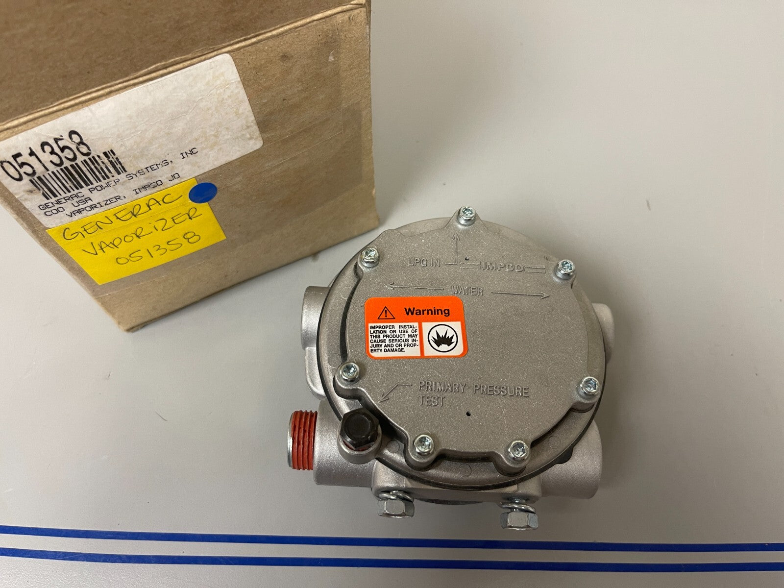 *NEW OEM* 0720 Generac JO Vaporizer 051358