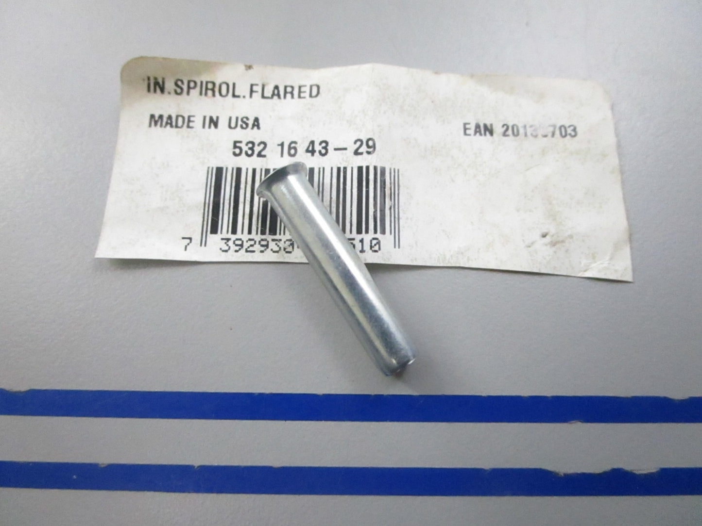 NEW OEM 532 16 43-29 Husqvarna Tiller Lever Pin 0810
