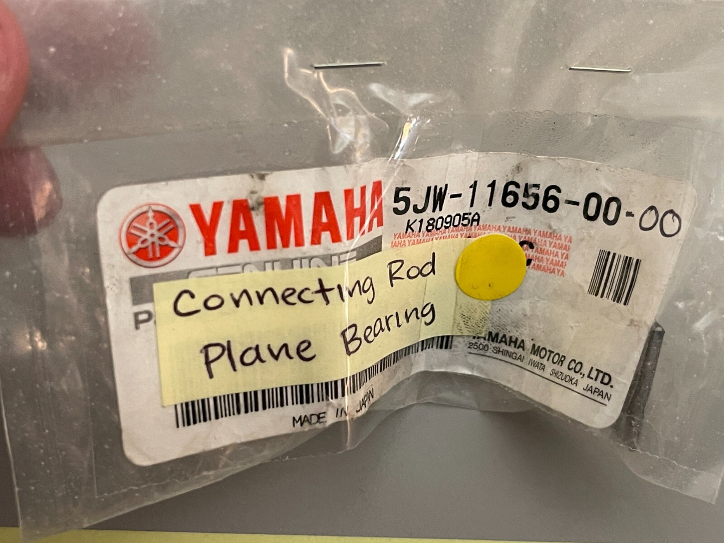 *NEW OEM* 0810 Yamaha Connecting Rod Plane Bearing 5JW-11656-00-00