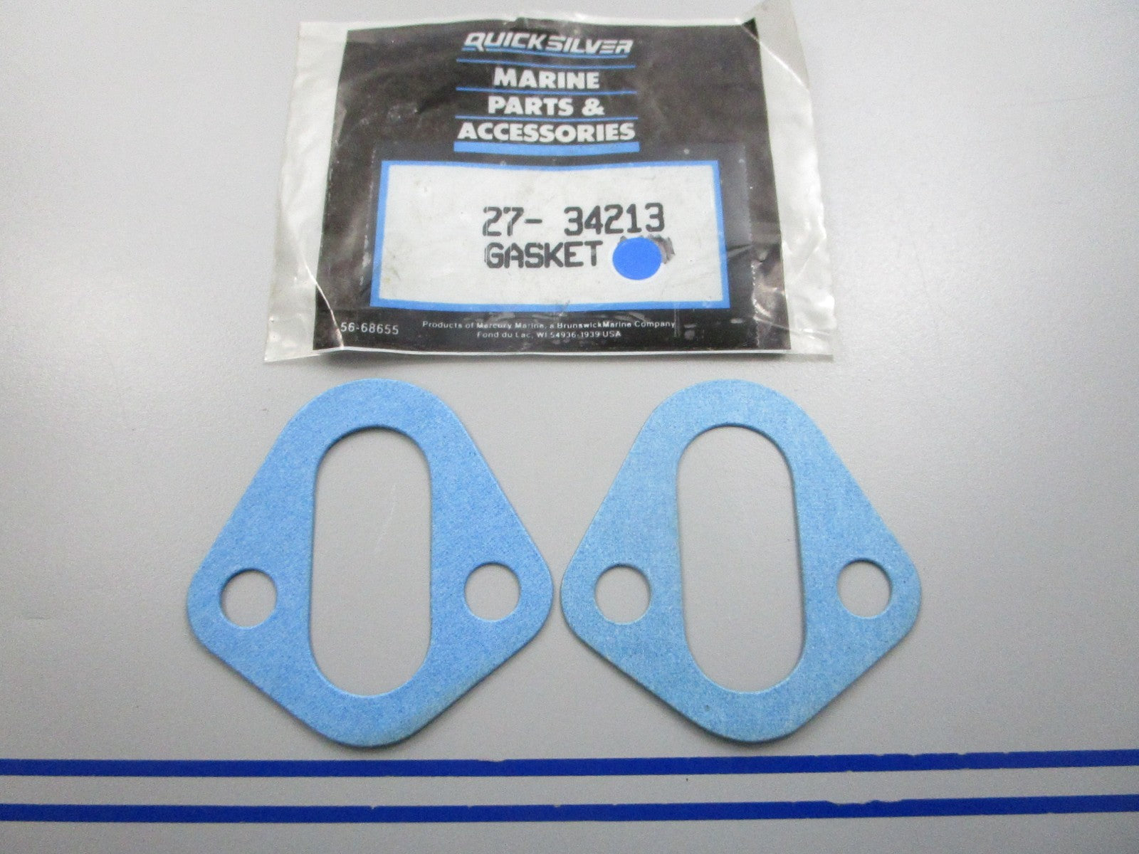 NEW OEM (LOT OF 2) 27-34213 Mercury Quicksilver Gasket 0810