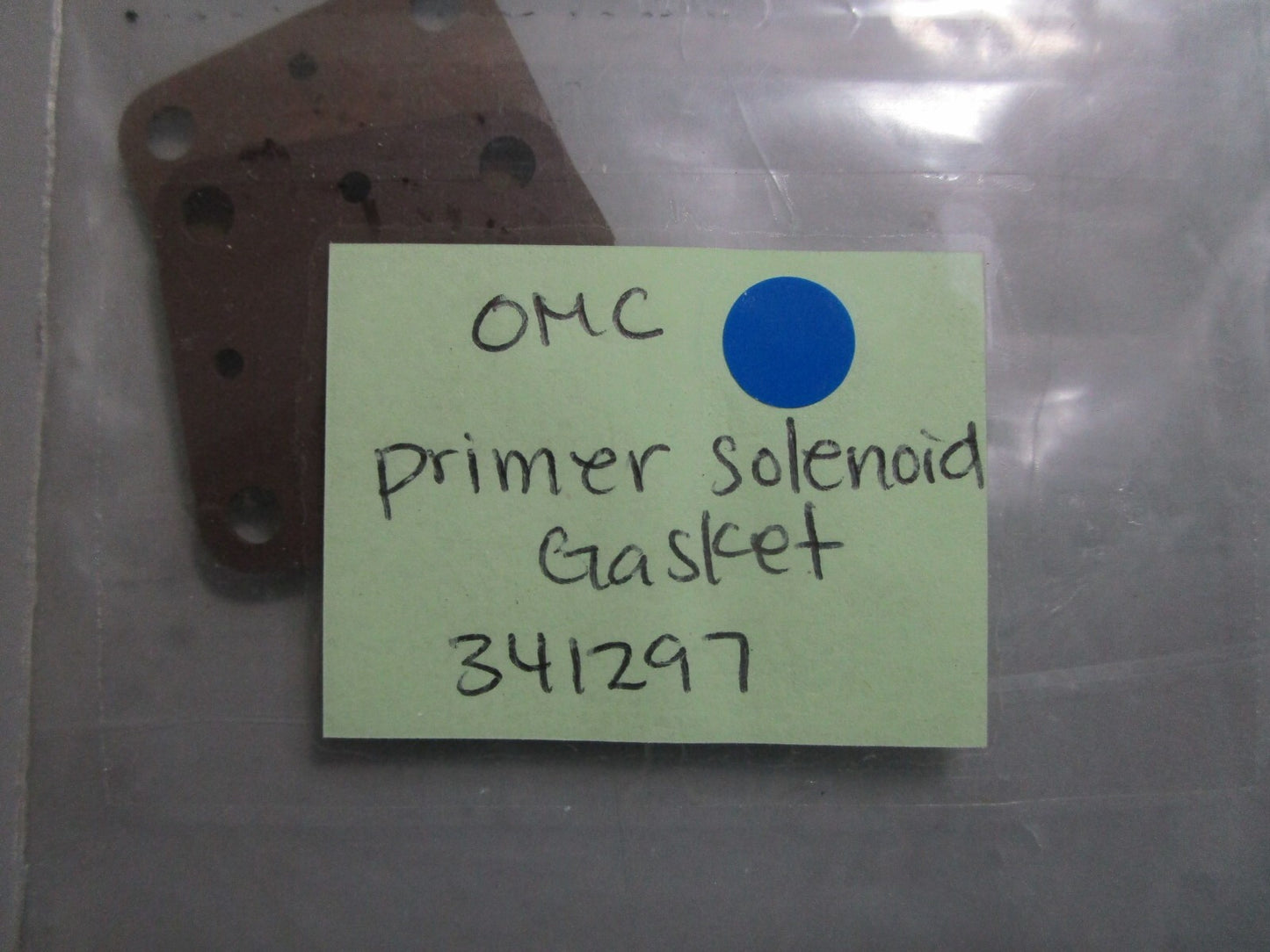 *NEW OEM* 0770 OMC Johnson Evinrude Primer Solenoid Gasket 341297 0341297