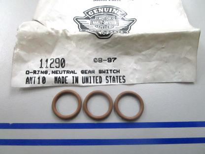 *NEW OEM* (LOT OF 3) 0810 Harley Davidson O-Ring 11290