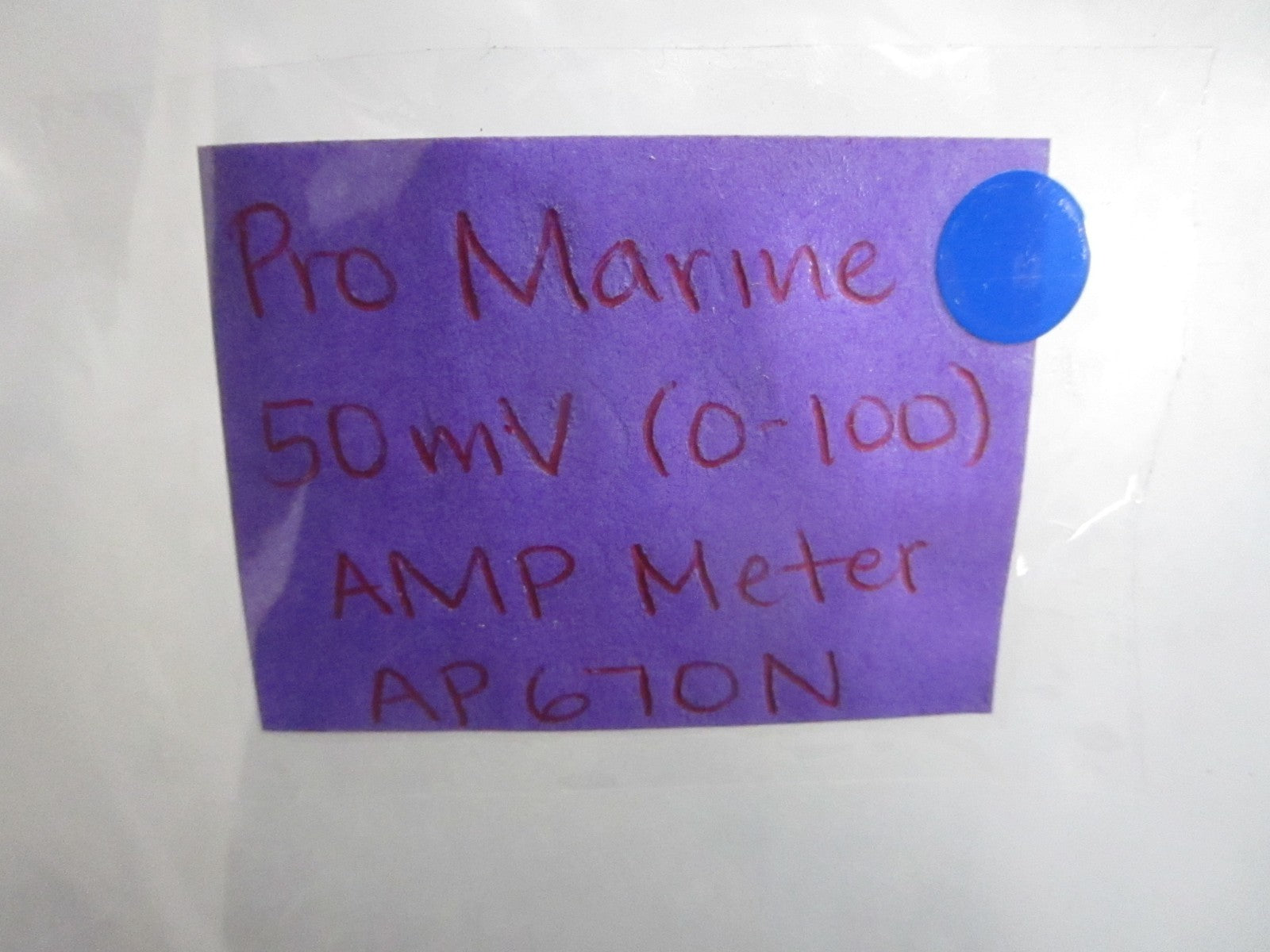 *NEW* 0820 Pro Marine 50mV (0-100) AMP Meter AP670N