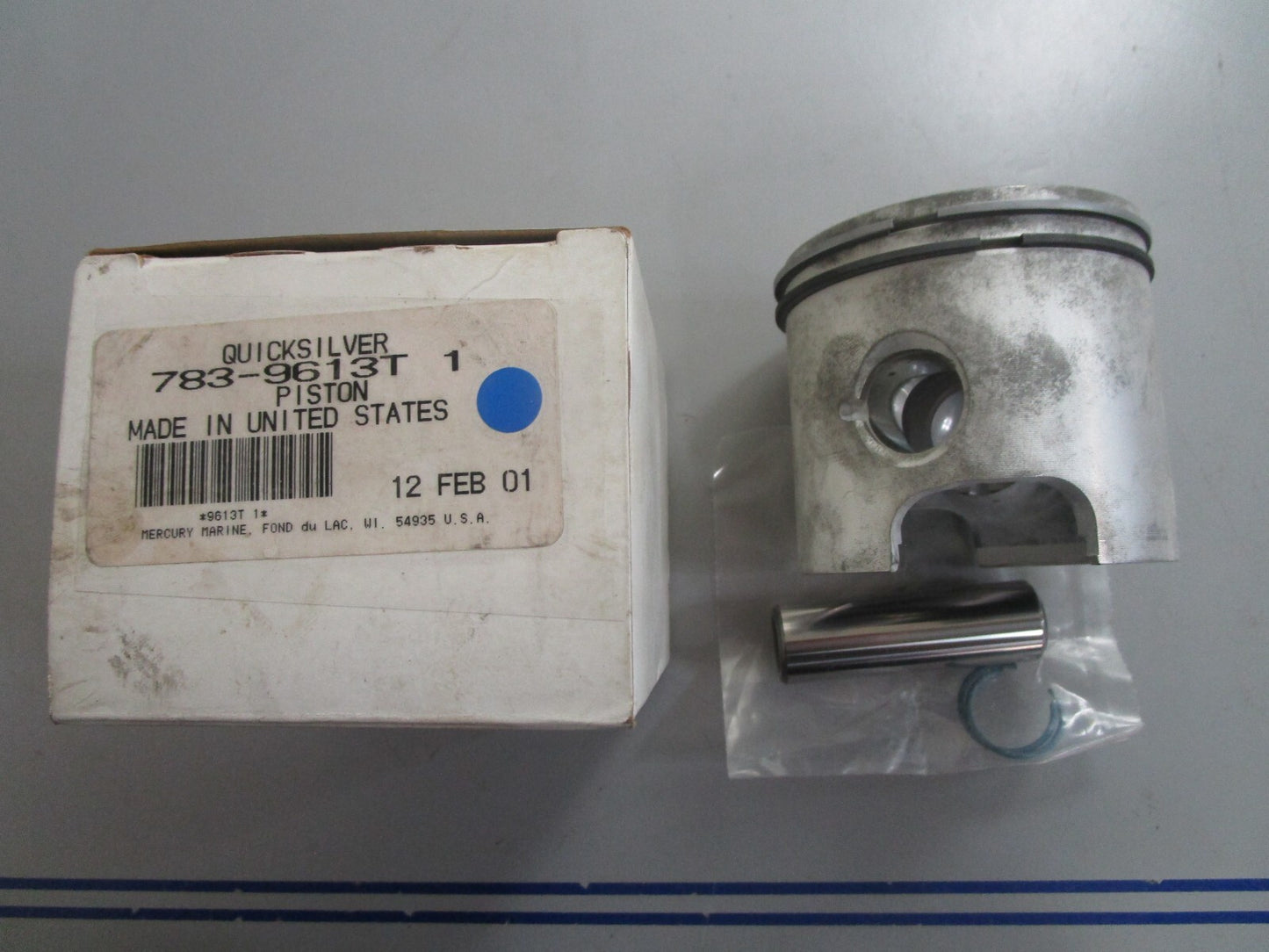 *NEW OEM* 0820 Mercury Quicksilver Piston 783-9613T1