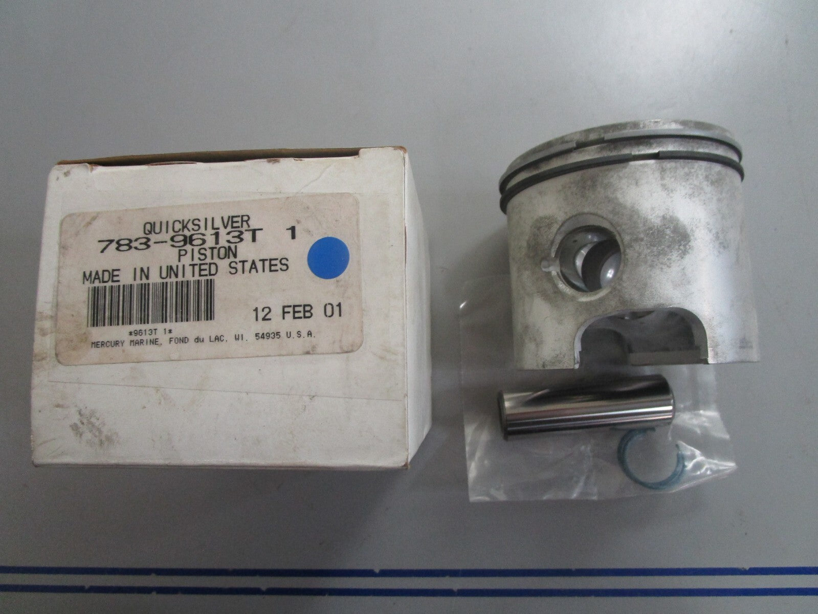 *NEW OEM* 0820 Mercury Quicksilver Piston 783-9613T1