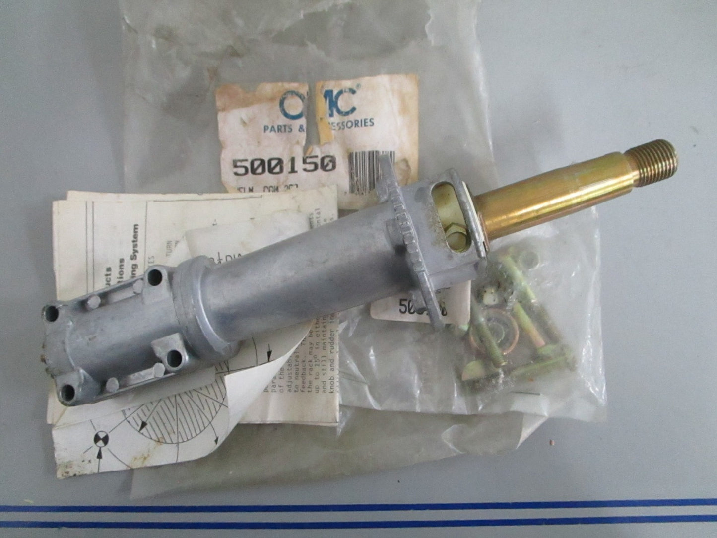 NEW OEM 500150 0500150 OMC Johnson Evinrude Helm 0820
