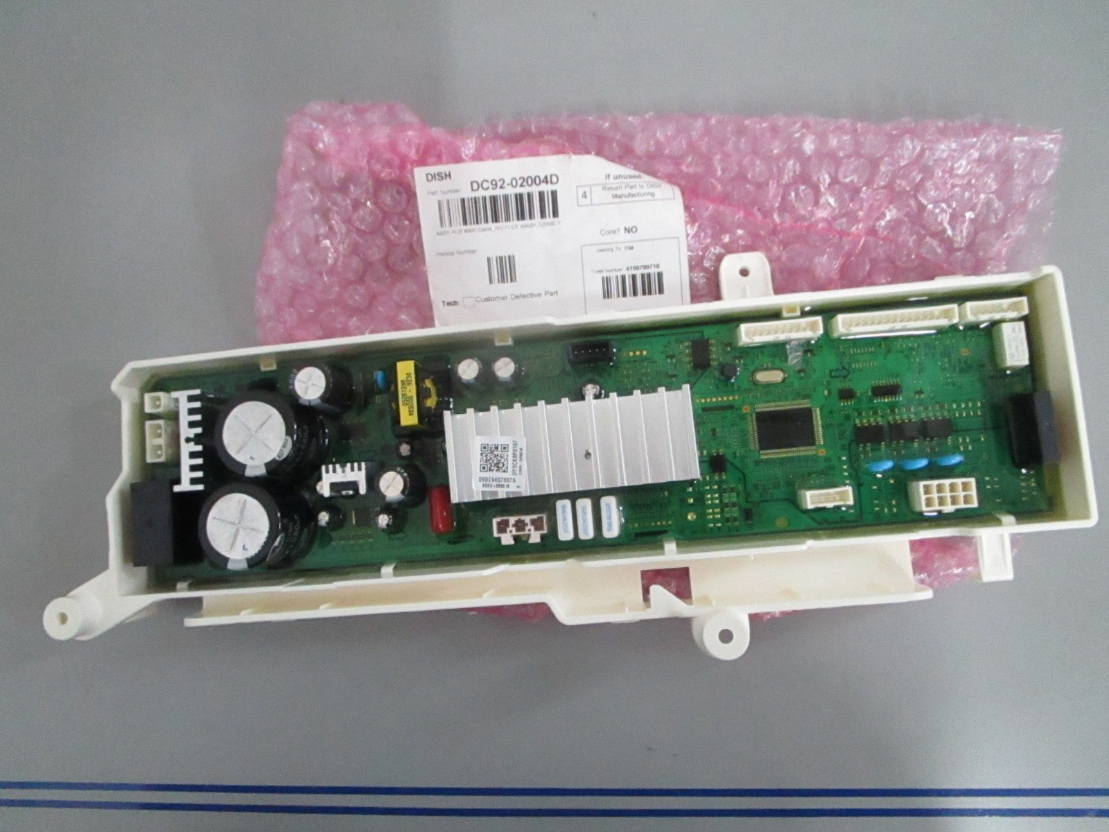 *NEW OEM* 0820 Samsung Washer Control Board DC92-02004D