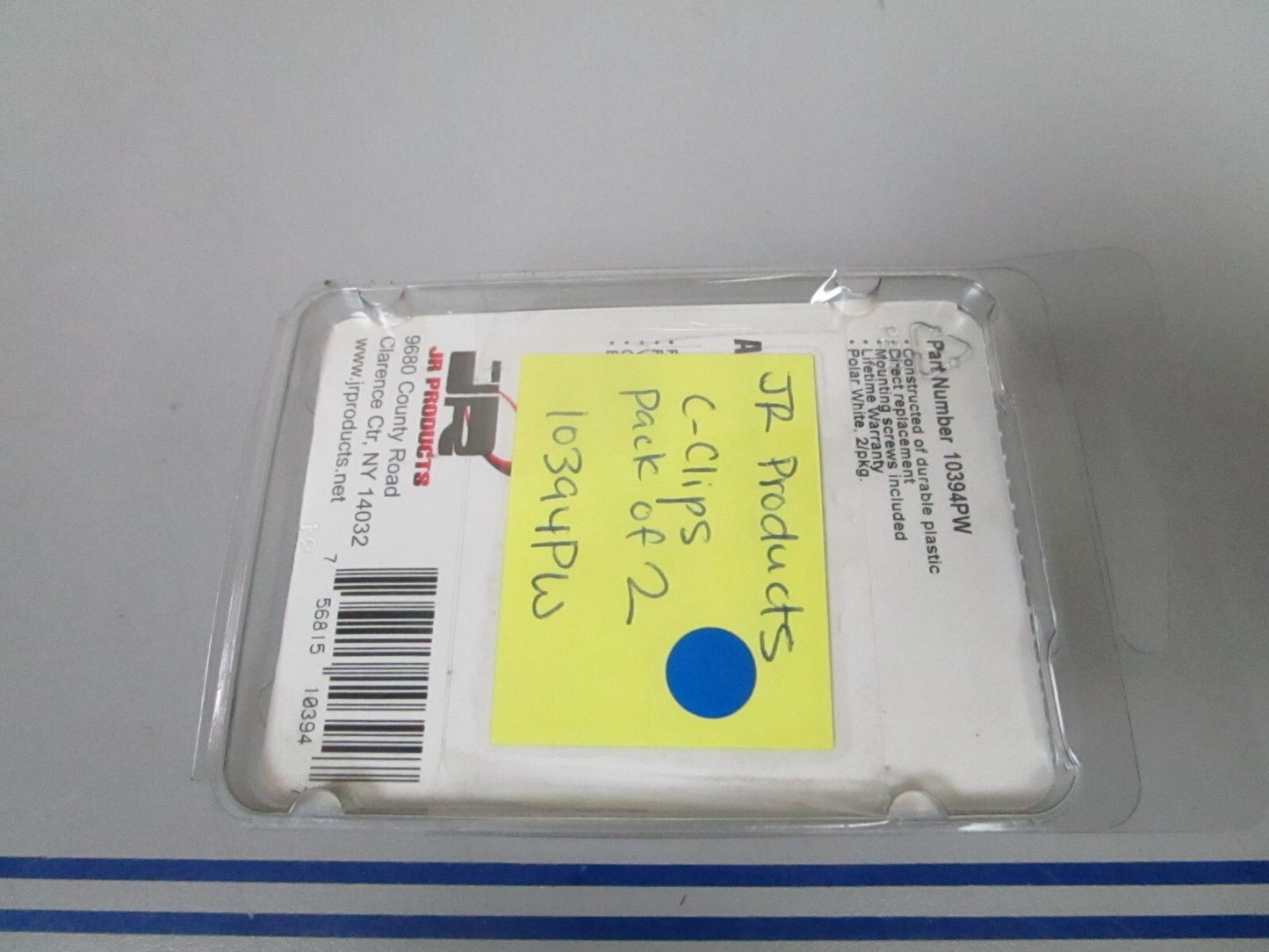 *NEW* 0810 JR Products C-Clips 2 Pack 10394PW
